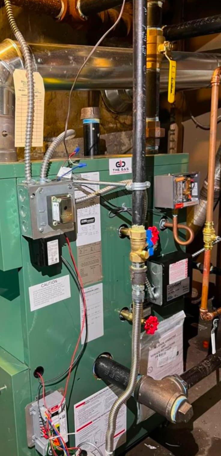 picture of newly installed plumbing fixtures in brooklyn new york